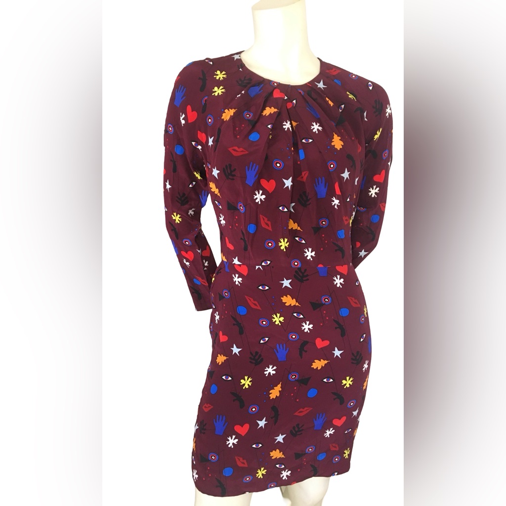 Sandro Dress Size 1 Us Small Euc!